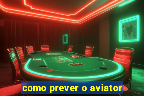 como prever o aviator